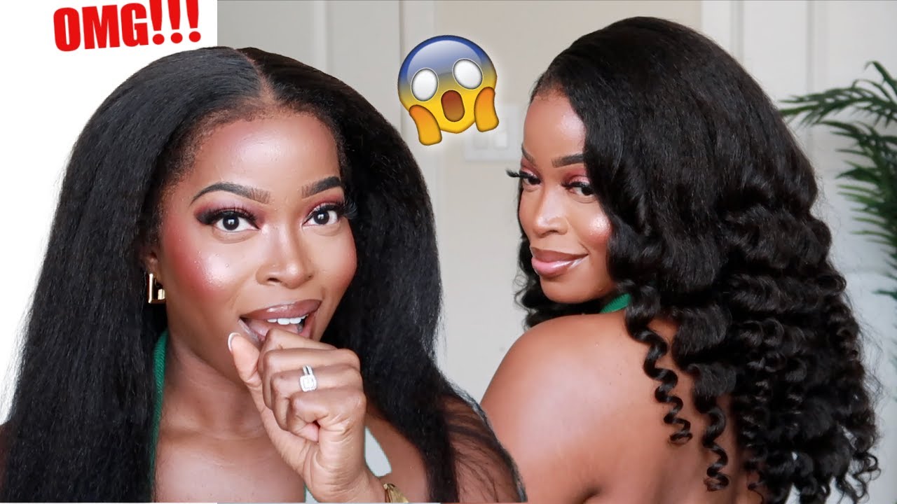 OMG!! This is My NATURAL HAIR IDC 😱🤯  NEW Realistic EGDES HD Lace Wig | 4c hair ft Wow African