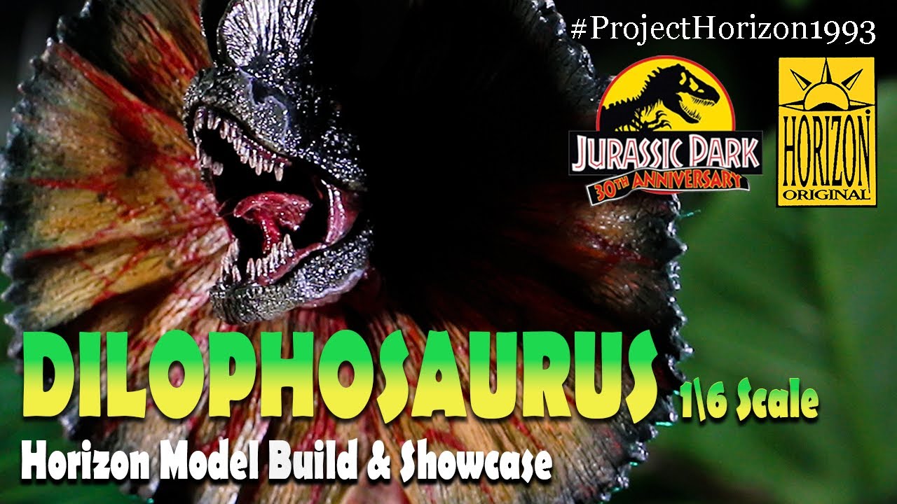 Jurassic Park Dilophosaurus (Spitter) | Horizon Model Build & Showcase