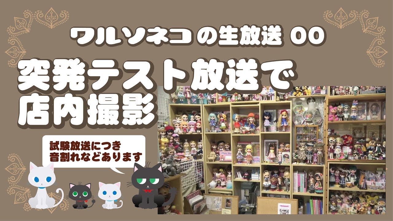 148 warusonekoワルソネコ のライブ00 テスト配信 2018.5.7
