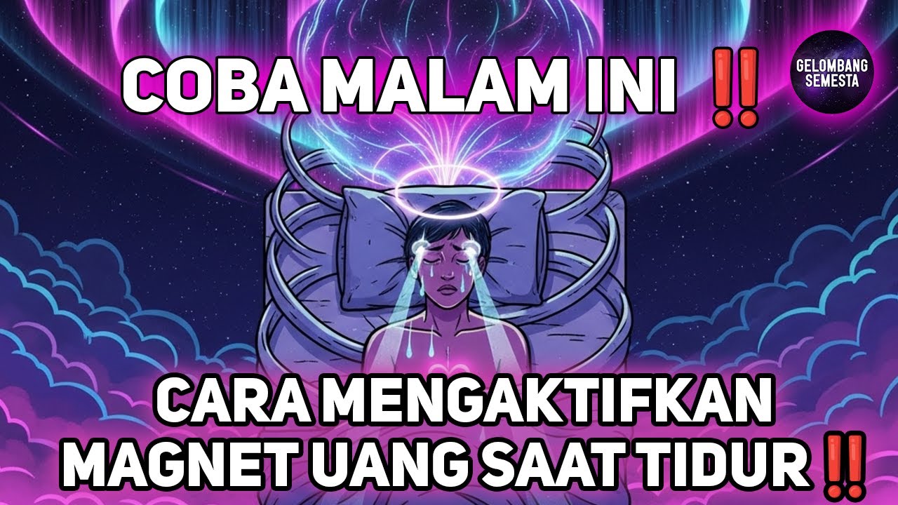 RAHASIA GELOMBANG : Cobain dan Buktikan‼️Cara Mengaktifkan Magnet Uang Saat Tidur