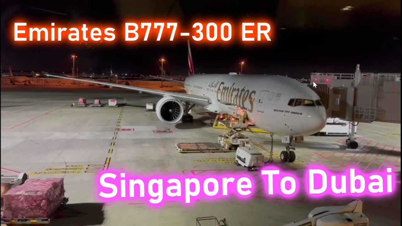 Trip Report - Emirates Economy Class Singapore Changi Airport to Dubai
