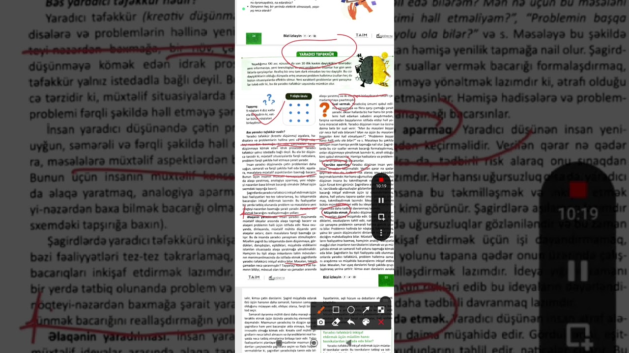 KURİKULUM 2024-2025.YARADICI TƏFƏKKÜR.PROBLEM HƏLLETMƏ✨✨✅