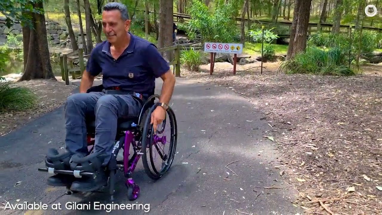 Lightweight Manual Standing Sport Wheelchair | Stand Upright | Gilani Engineering