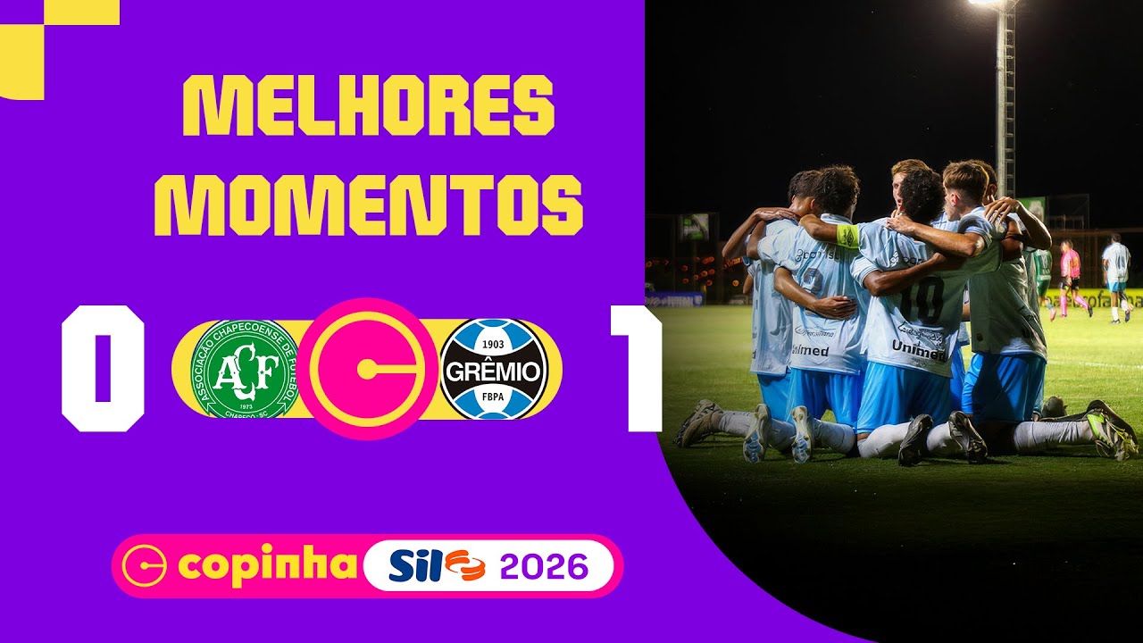 CHAPECOENSE 0 X 1 GRÊMIO | MELHORES MOMENTOS | 3ª FASE | COPINHA SIL 2026
