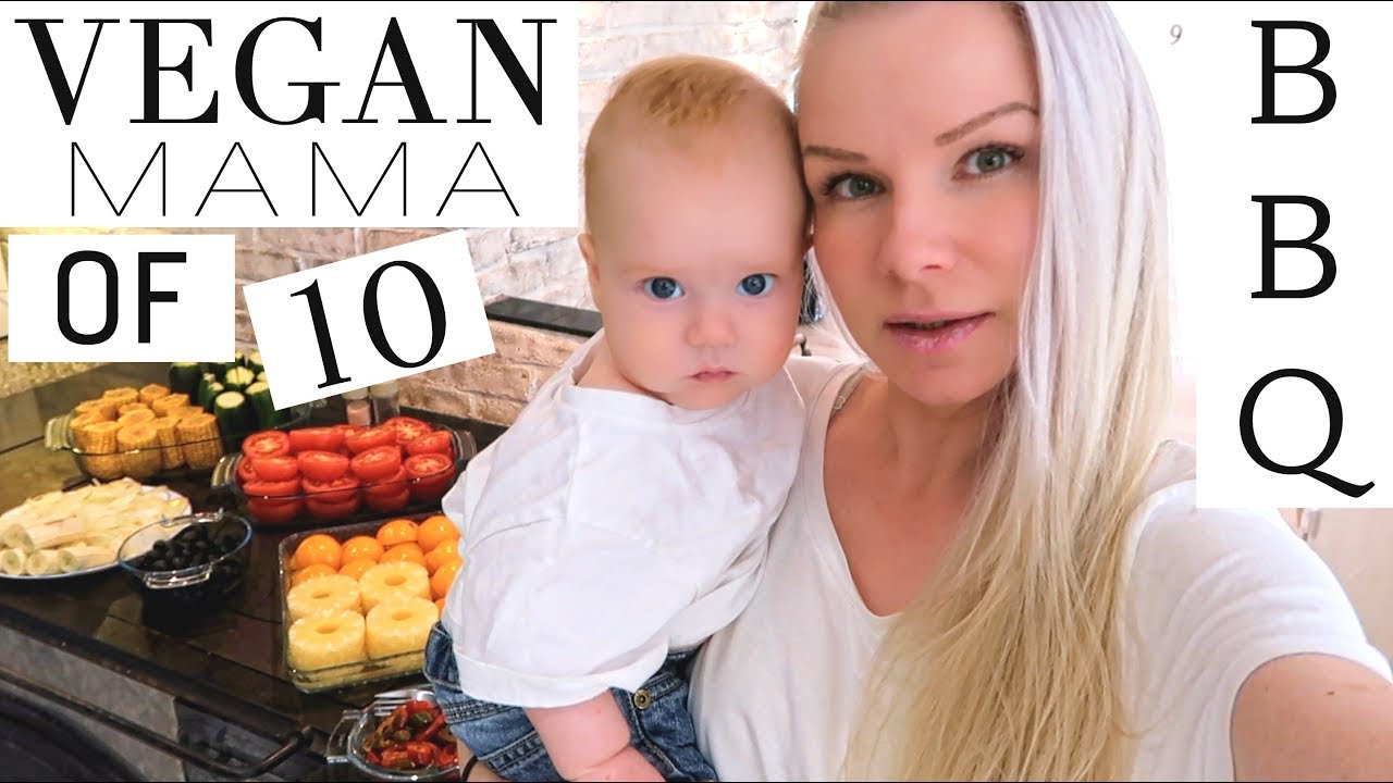 VEGAN BBQ // MOM OF 10 (PART 1/2) - Vlog