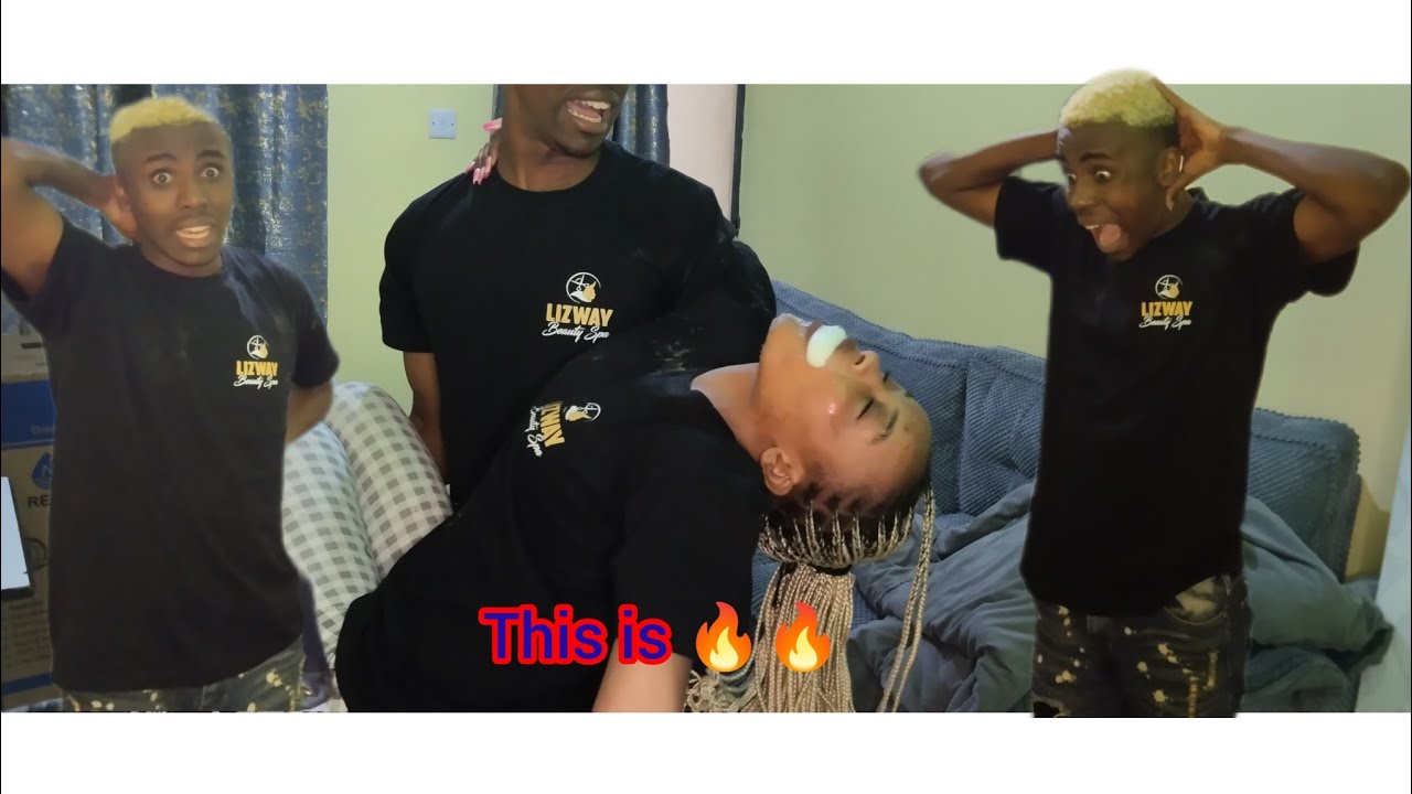 Collapsing 😱 prank on my boyfriend ❤️ to see his reaction 🙈☺️ 
