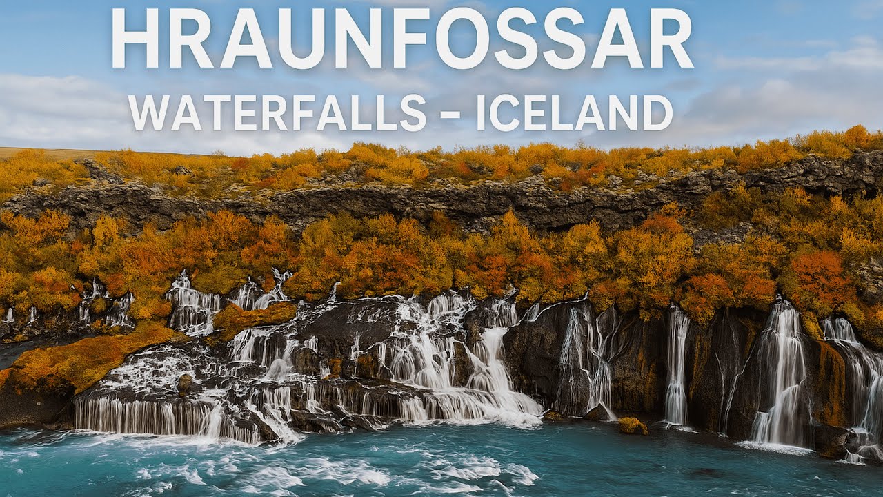 Hraunfossar Iceland ❄️ | Unique Lava Field Waterfalls on the Hv&iacute;t&aacute; River
