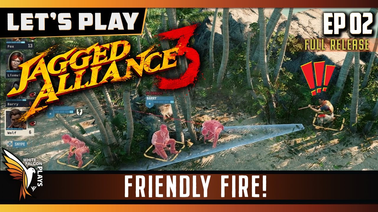 Jagged Alliance 3 | EP02 | GamePlay | Let's Play (Turn Based Tactics, RPG) Friendly Fire!