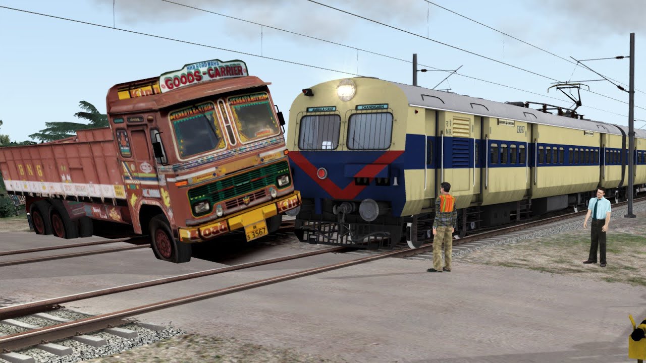 HEAVY TRUCK VS TRAIN | Stops the train – Train simulator 2025