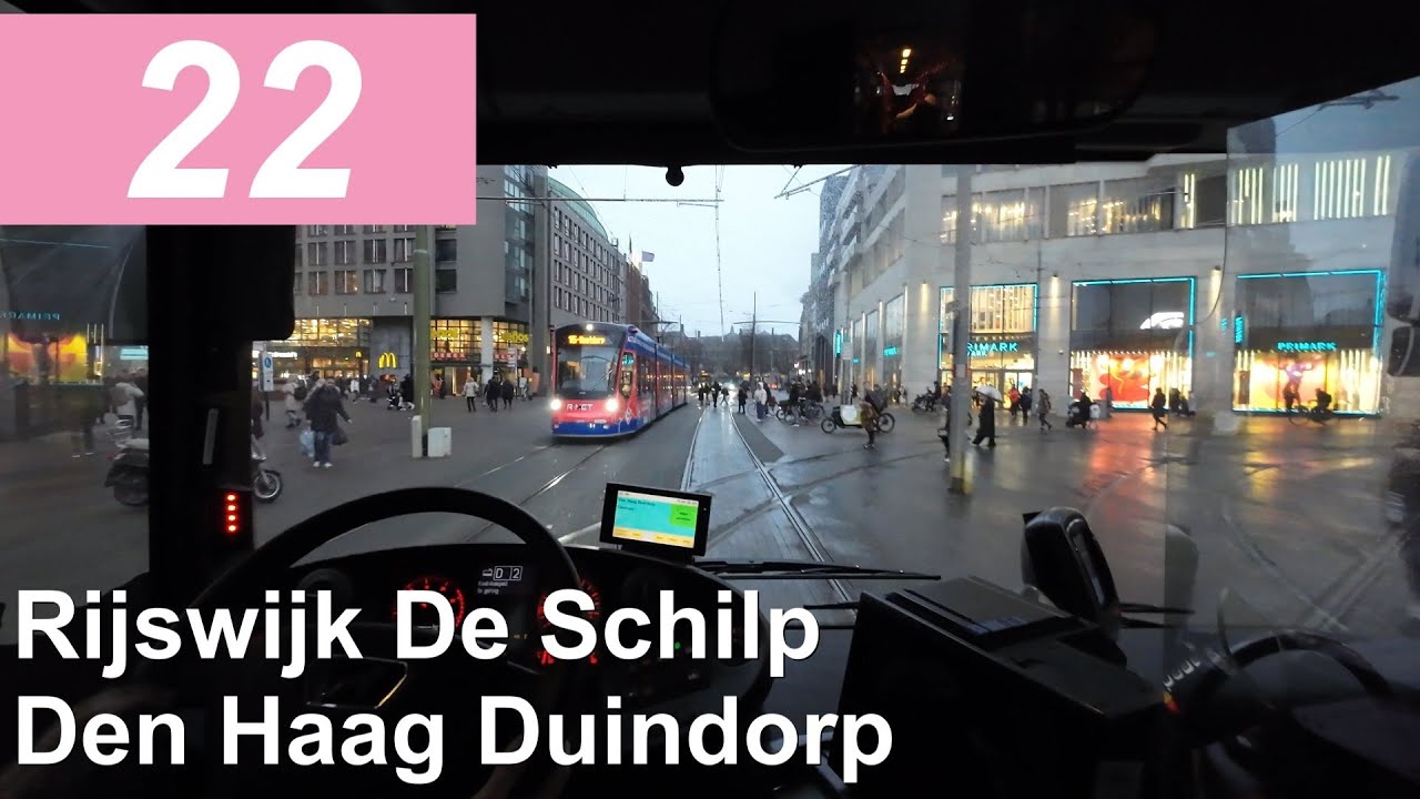 Busdriver´s POV | HTM lijn 22: Rijswijk de Schilp - Den Haag Duindorp | HTM 1005 | 2024