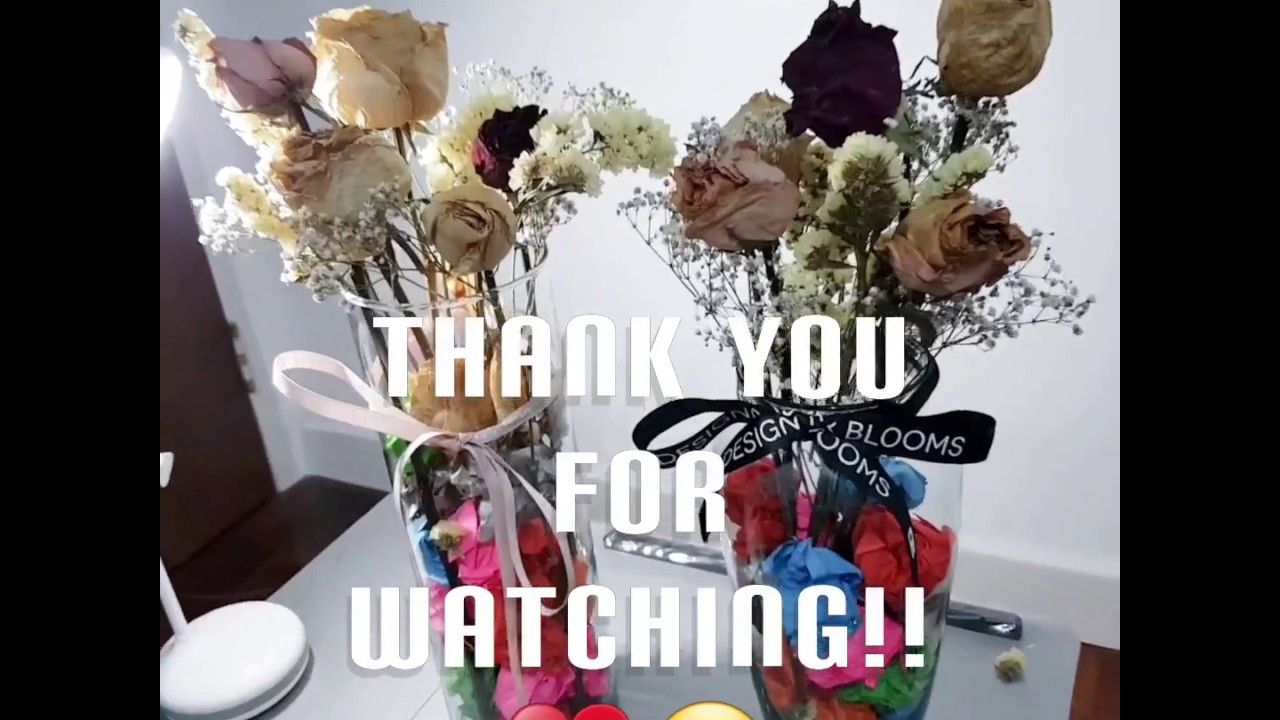 Bringing your dried flowers BACK TO LIFE!!