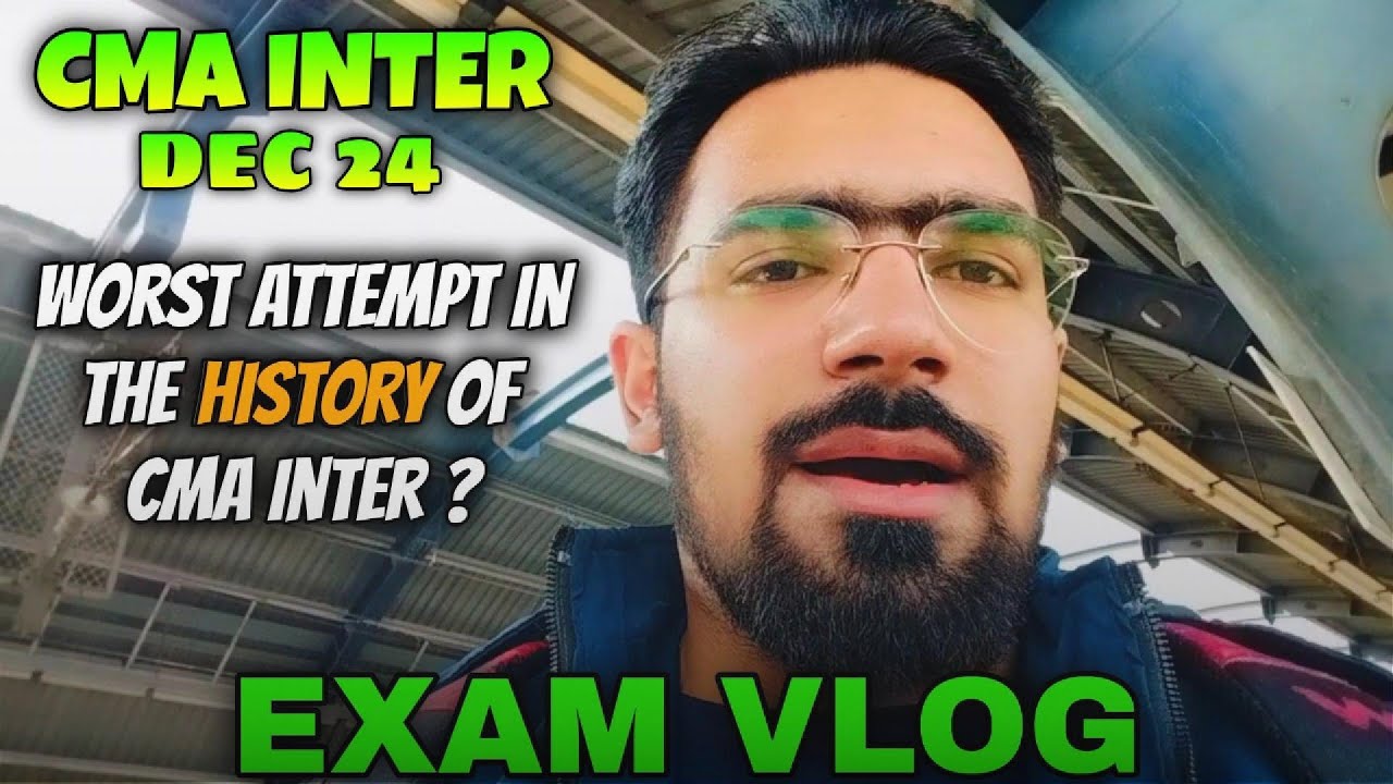 CMA INTER DEC 24 || BOTH GROUPS || EXAM VLOG || ANSH KAPOOR || #cmainterdec24 #icmai