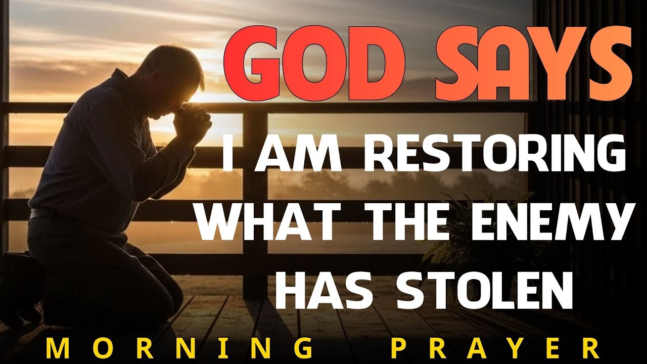 GOD SAID: This is the Year of Your Recovery | Morning Prayer