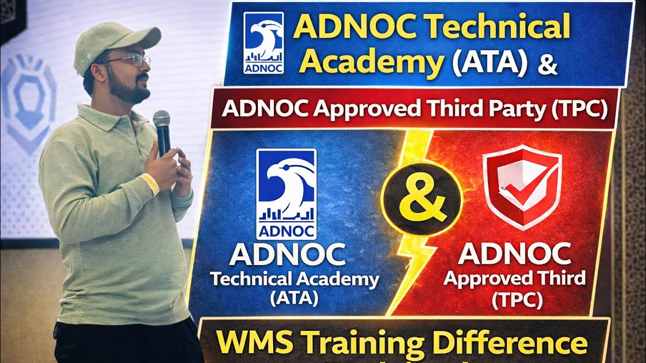 ADNOC Technical Academy (ATA) & ADNOC Approved Third Party (TPC) | WMS Training Difference Explained