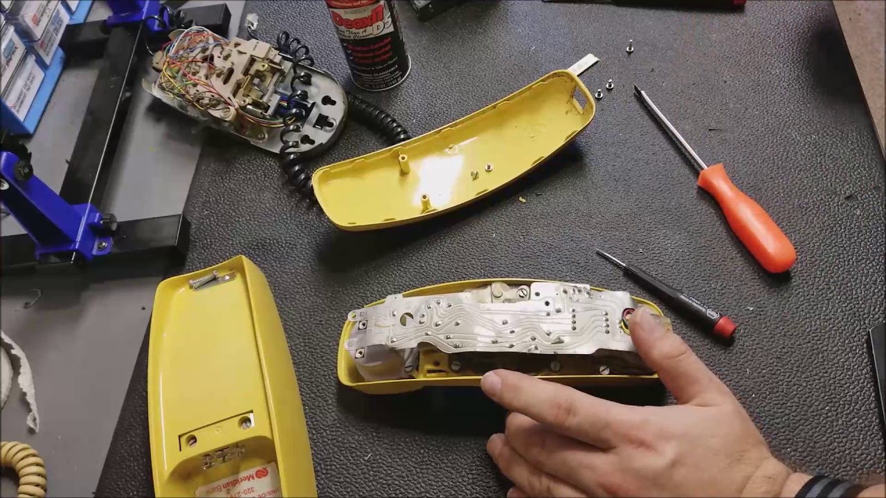 220 Trimline Phone Teardown for Cleaning
