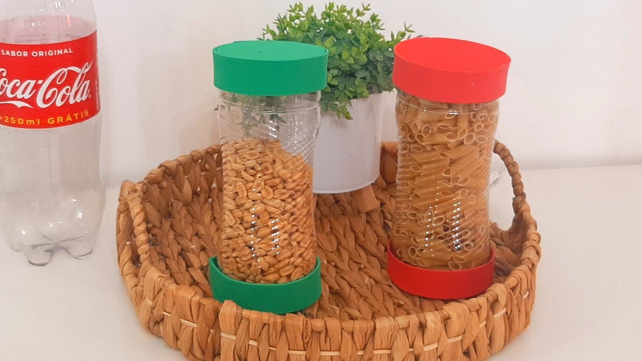 COMO FAZER POTES PORTA MANTIMENTO I POTES ORGANIZADORES DIY