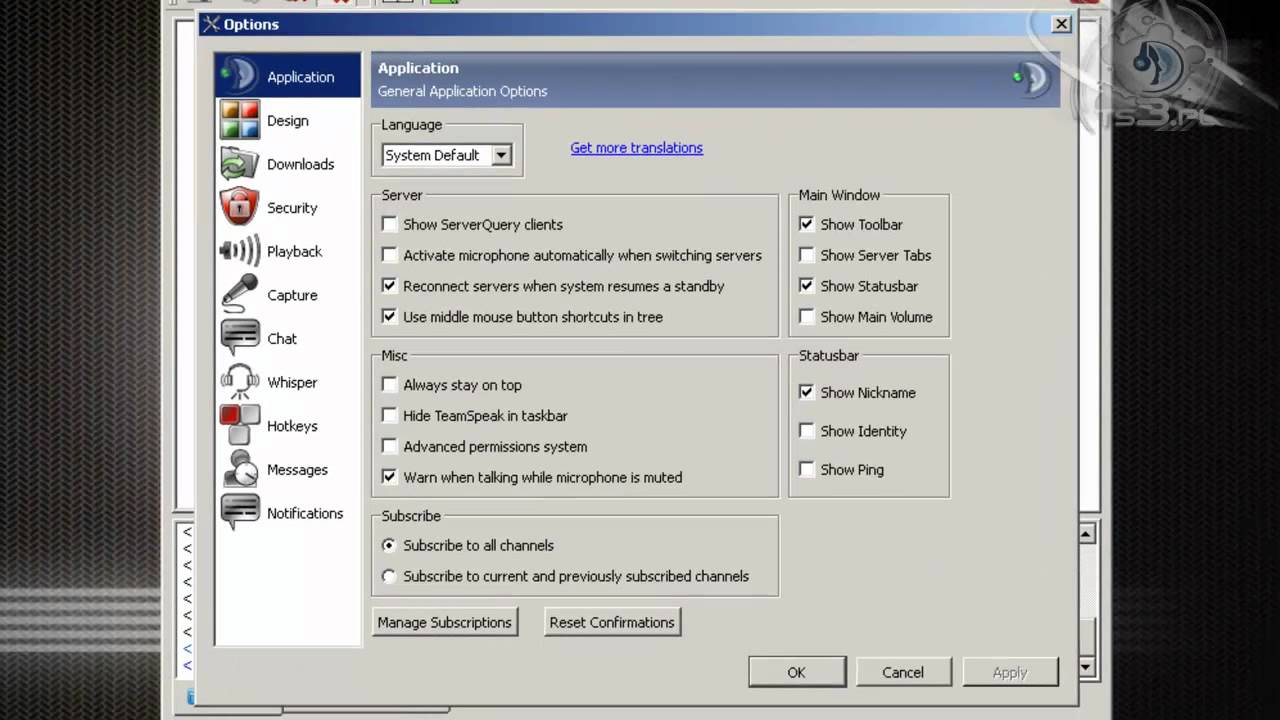 ts3.pl | TeamSpeak3 Tutorial - Konfiguracja Clienta