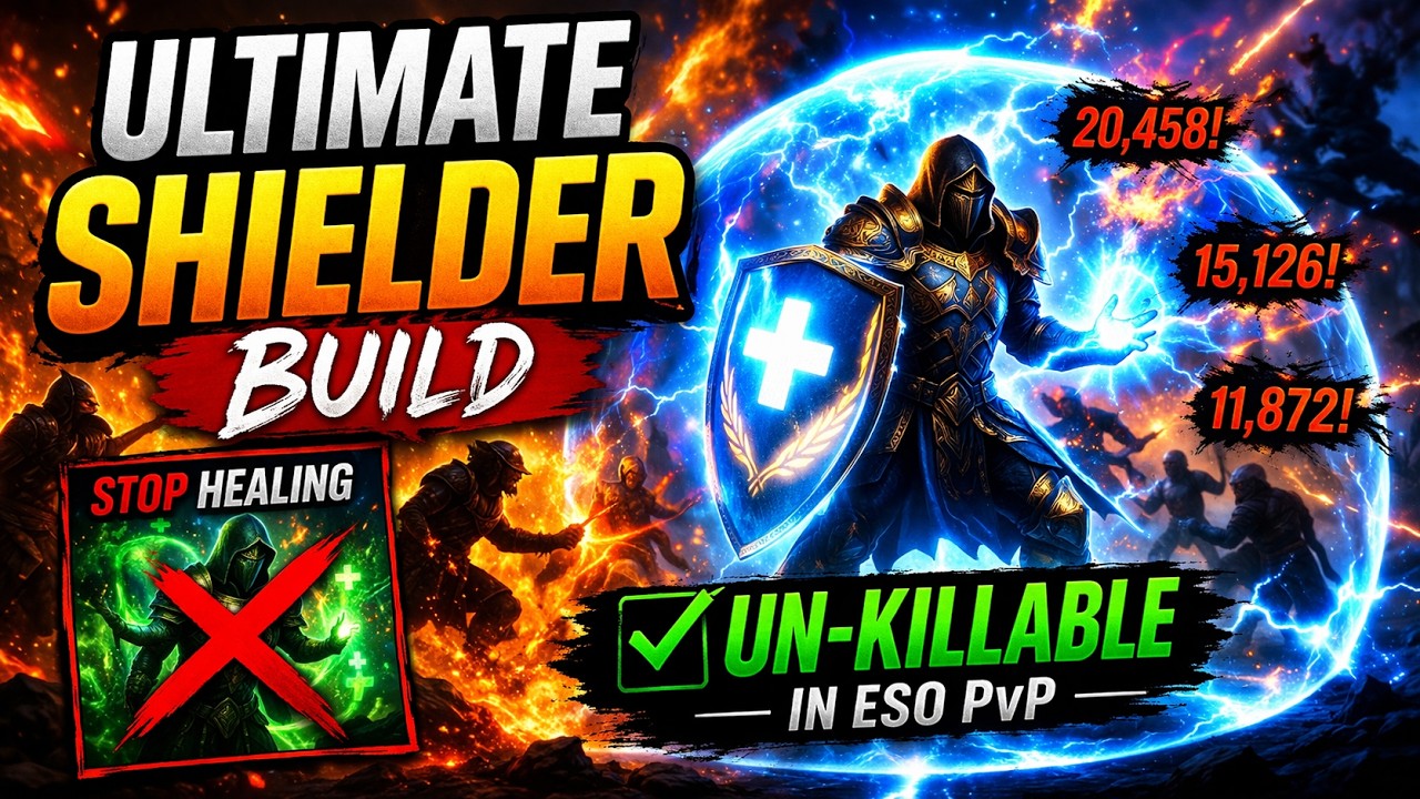 Why Healing is DEAD &mdash; The Shield Build Nobody Can Kill (ESO PvP)