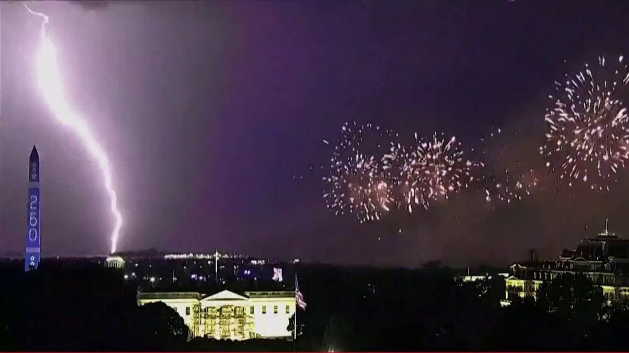 Holiday weekend marked by powerful thunderstorms up and down the East Coast