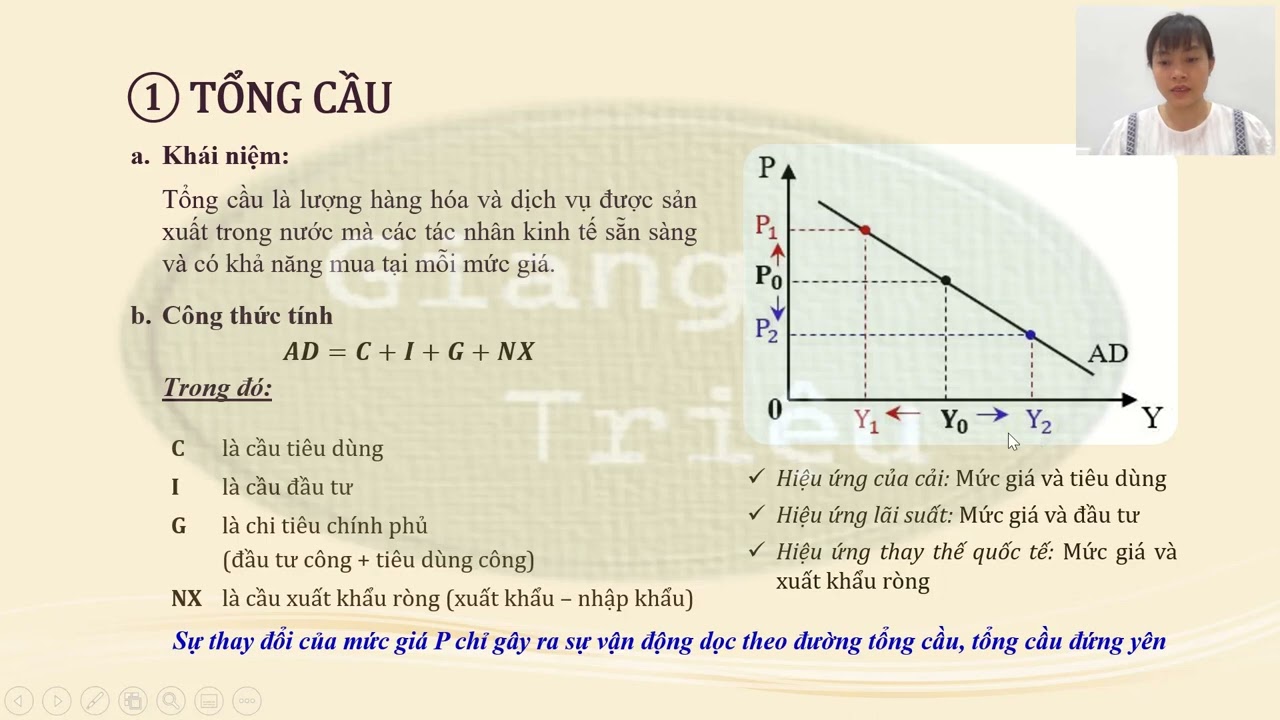 Vĩ mô - Chương 5: Tổng cầu và tổng cung