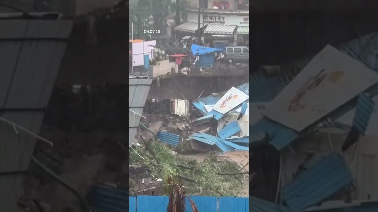 Heavy Rain Triggers Footpath Cave-In on Mumbai&rsquo;s LBS Road | Mo of Everything