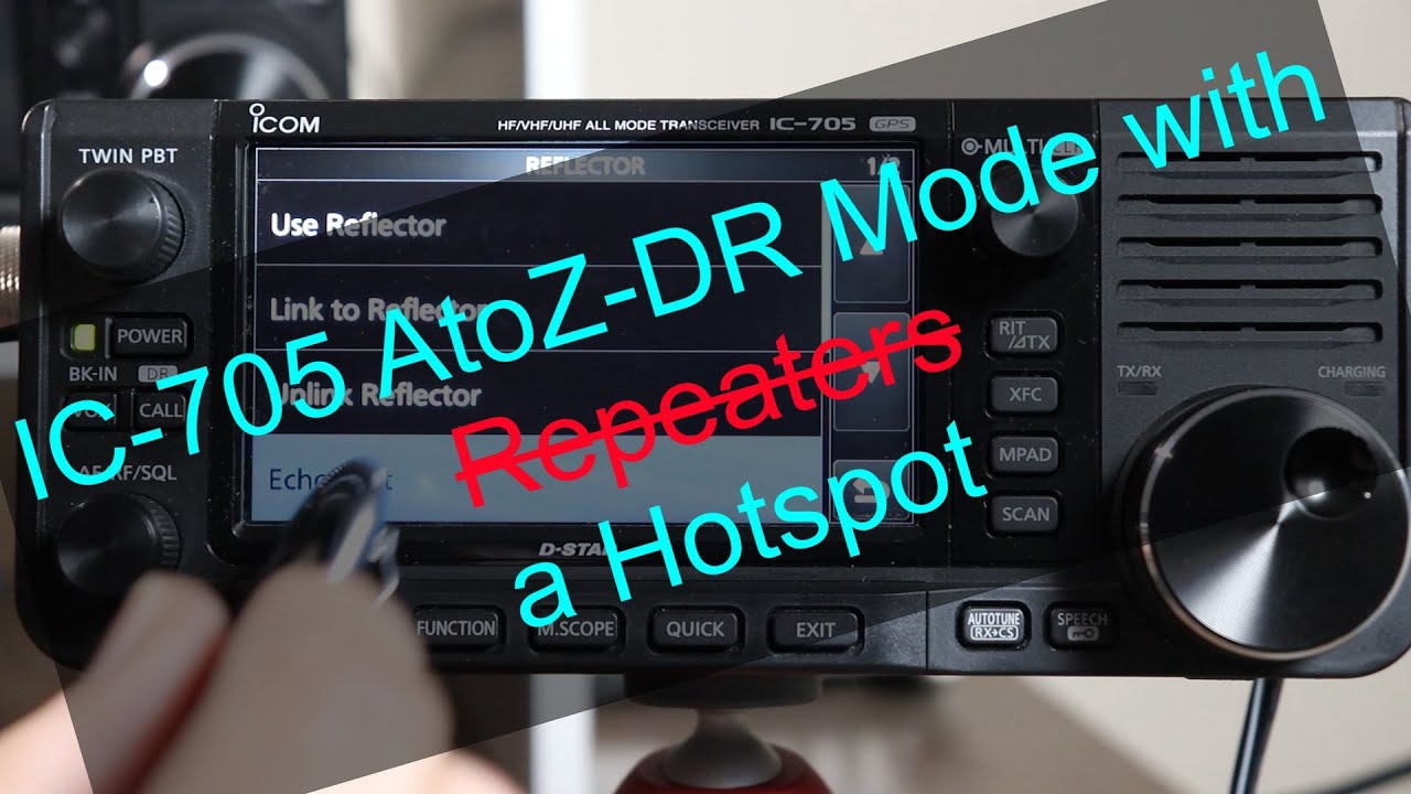 IC-705 A to Z #8 DSTAR Part 3 - DR Mode