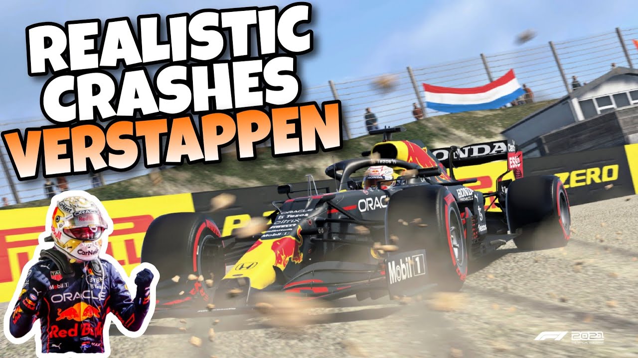REALISTIC F1 CRASHES MAX VERSTAPPEN