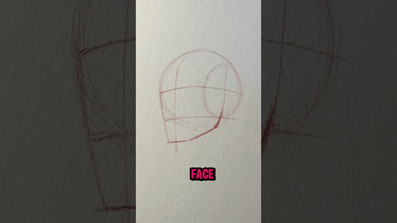 How to draw head from loomis method || Jmarron