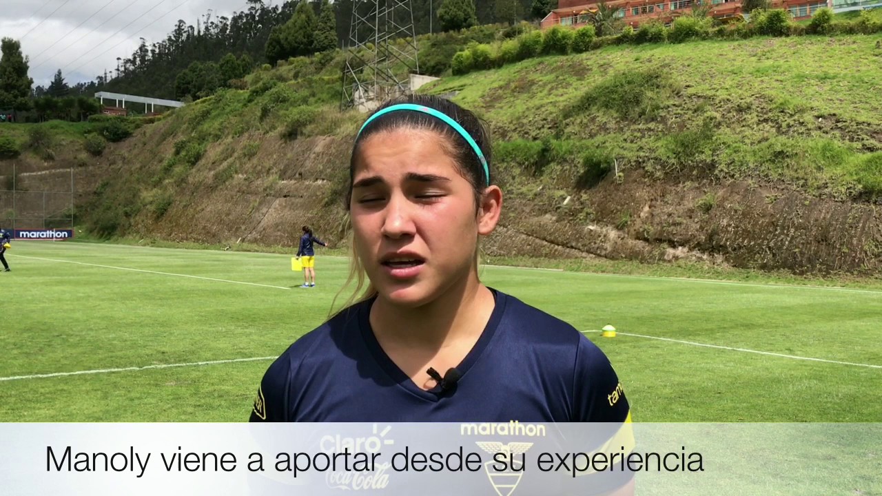 Manoly Baquerizo, un rostro conocido en la Tri Femenina