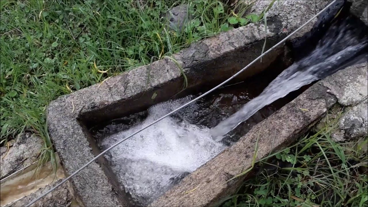 Sistema de oxigenación de agua (Venturi por gravedad). Producción de trucha arcoiris.