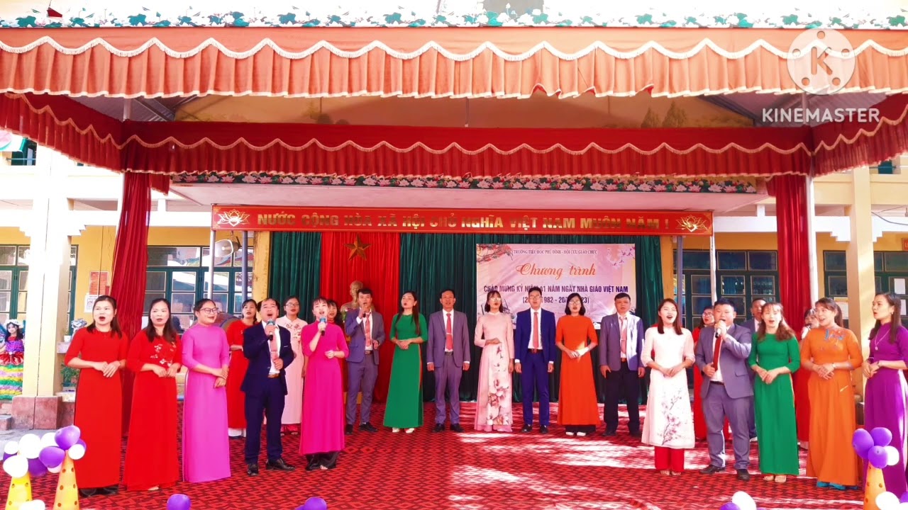 Văn nghệ 20/11/2023|Tốp ca giáo viên TH Phú Đình bài ca người giáo viên nhân dân