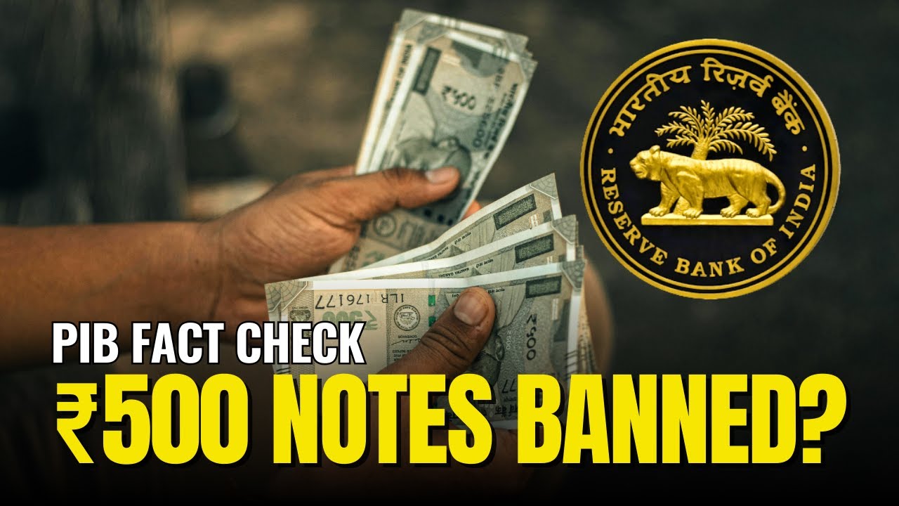 ₹500 Notes Banned? RBI Update, PIB Fact Check, ATM Cash Reality in 2026