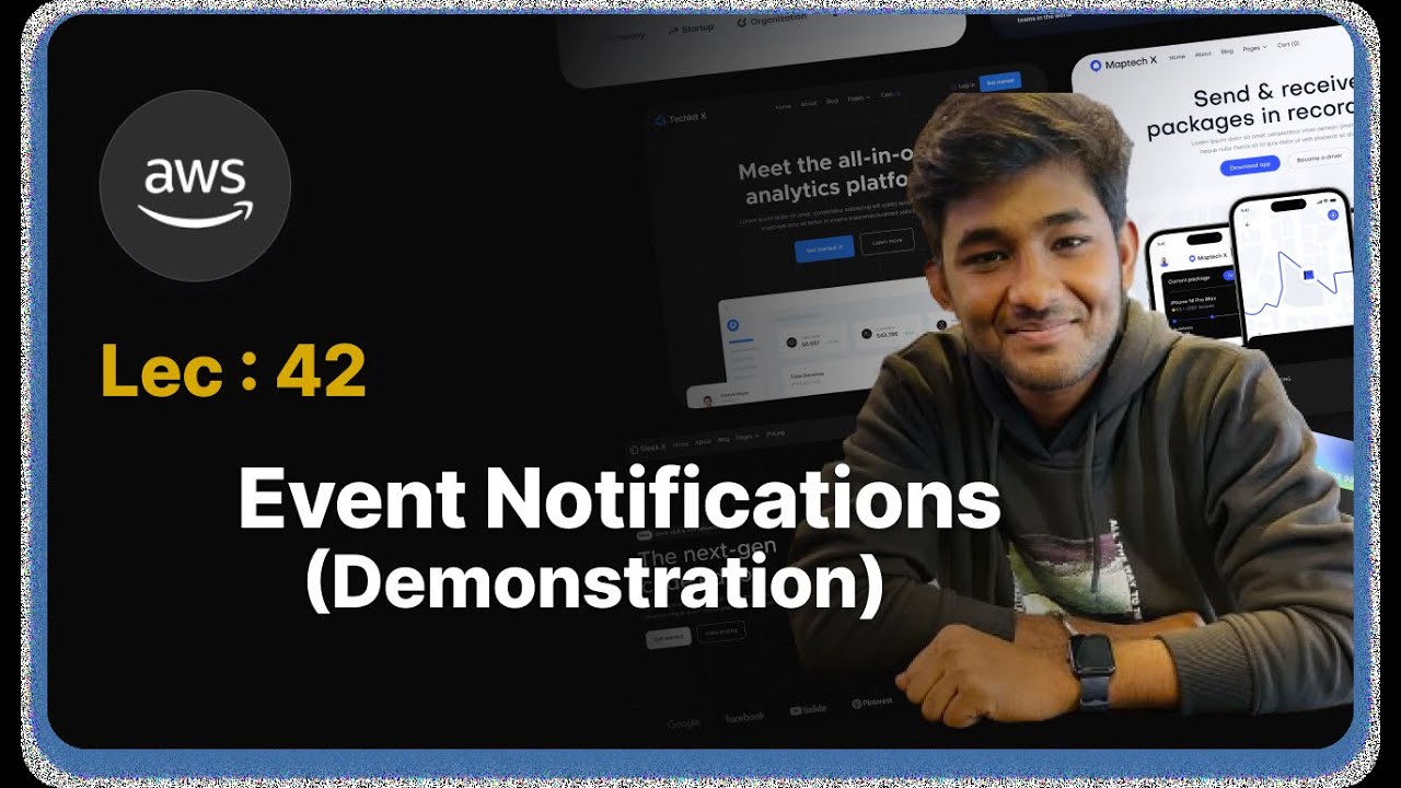 Lec : 42 - AWS S3 Event Notifications: Connecting S3 with SQS