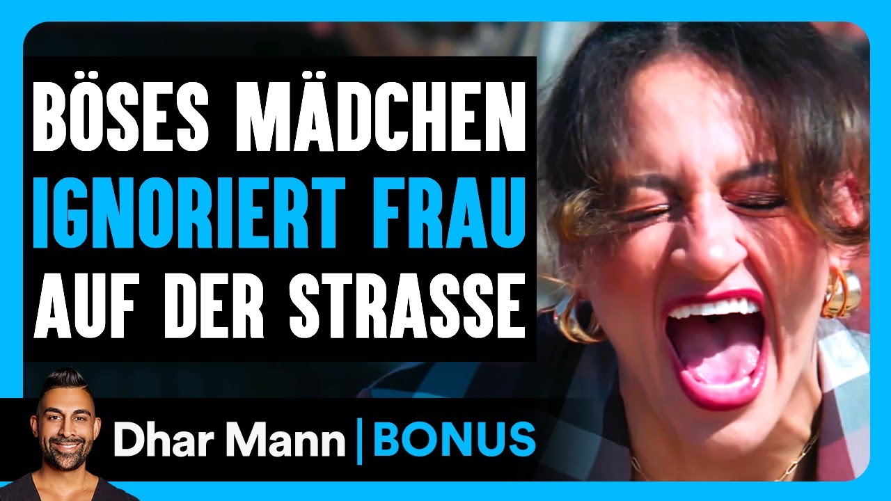 Böses Mädchen IGNORIERT FRAU Auf Der Strasse | Dhar Mann Studios Bonus