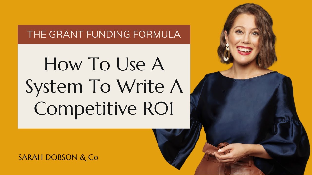 How to use a system to write a competitive NIH R01 grant