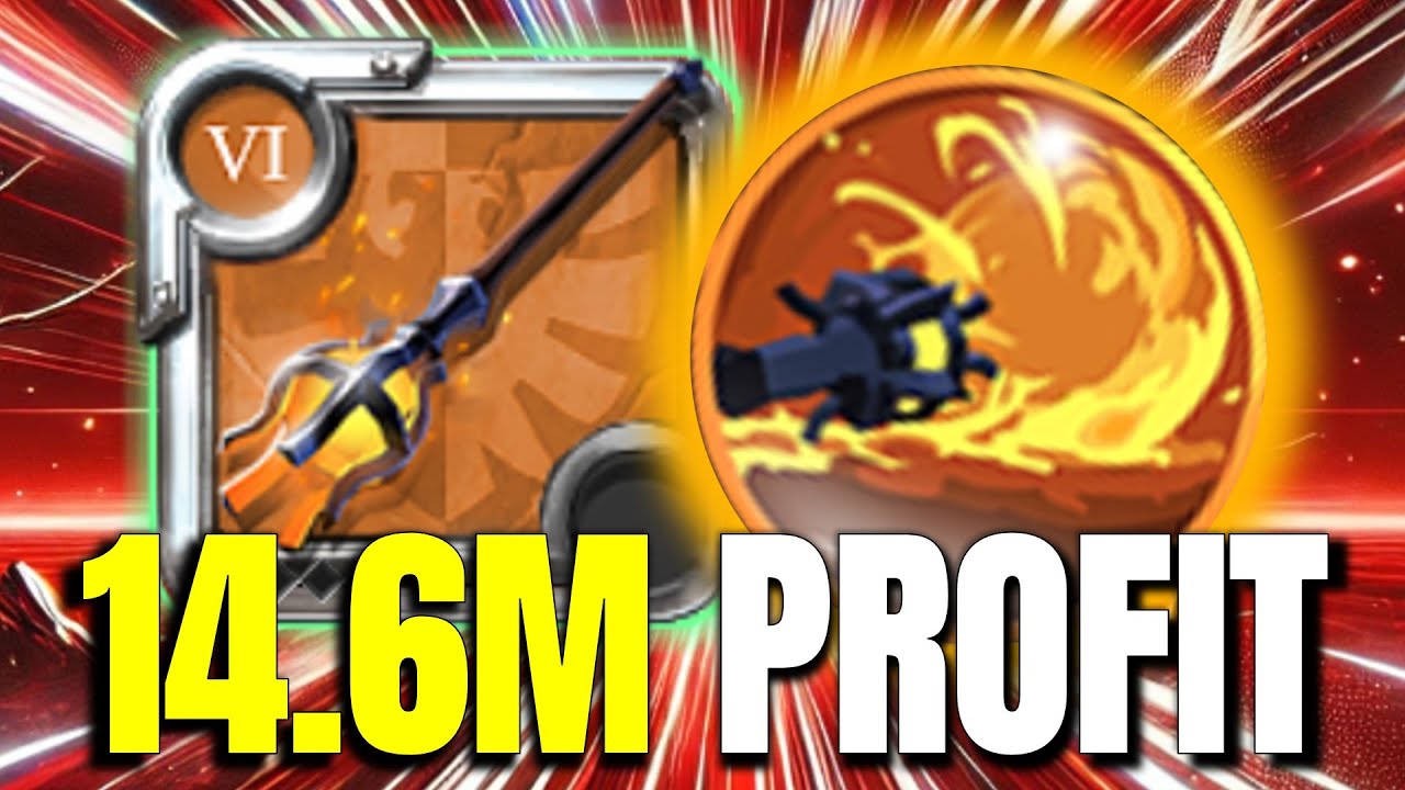 14M Profit with This OP Fire Staff Build | Solo PvP | Albion Online | Top Builds For Beginners