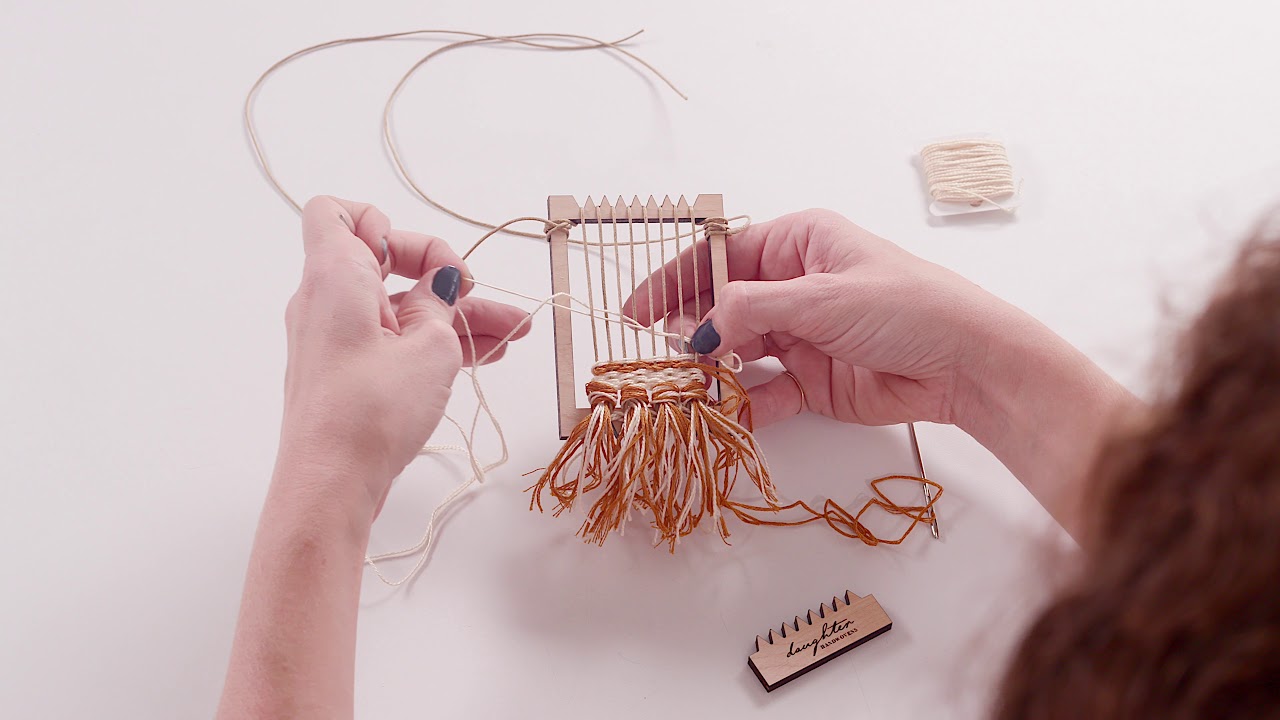 How to Use Your Woven Necklace Kit | Weaving Instructions