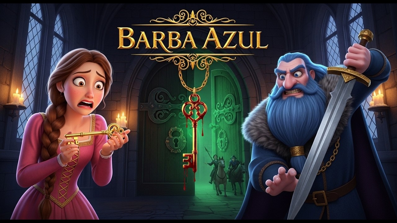 Barba Azul – Cuento clásico mágico y oscuro de secretos, llaves prohibidas y amor mortal
