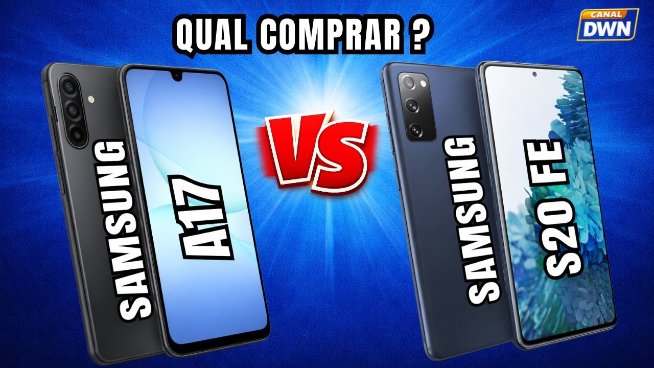 QUAL COMPRAR ? Samsung A17 5G VS  SAMSUNG S20 FE 5G  #smartphone    #samsung #celular #technology