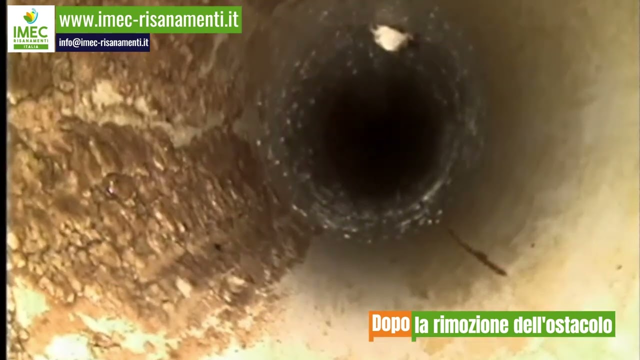 Scarico con buco