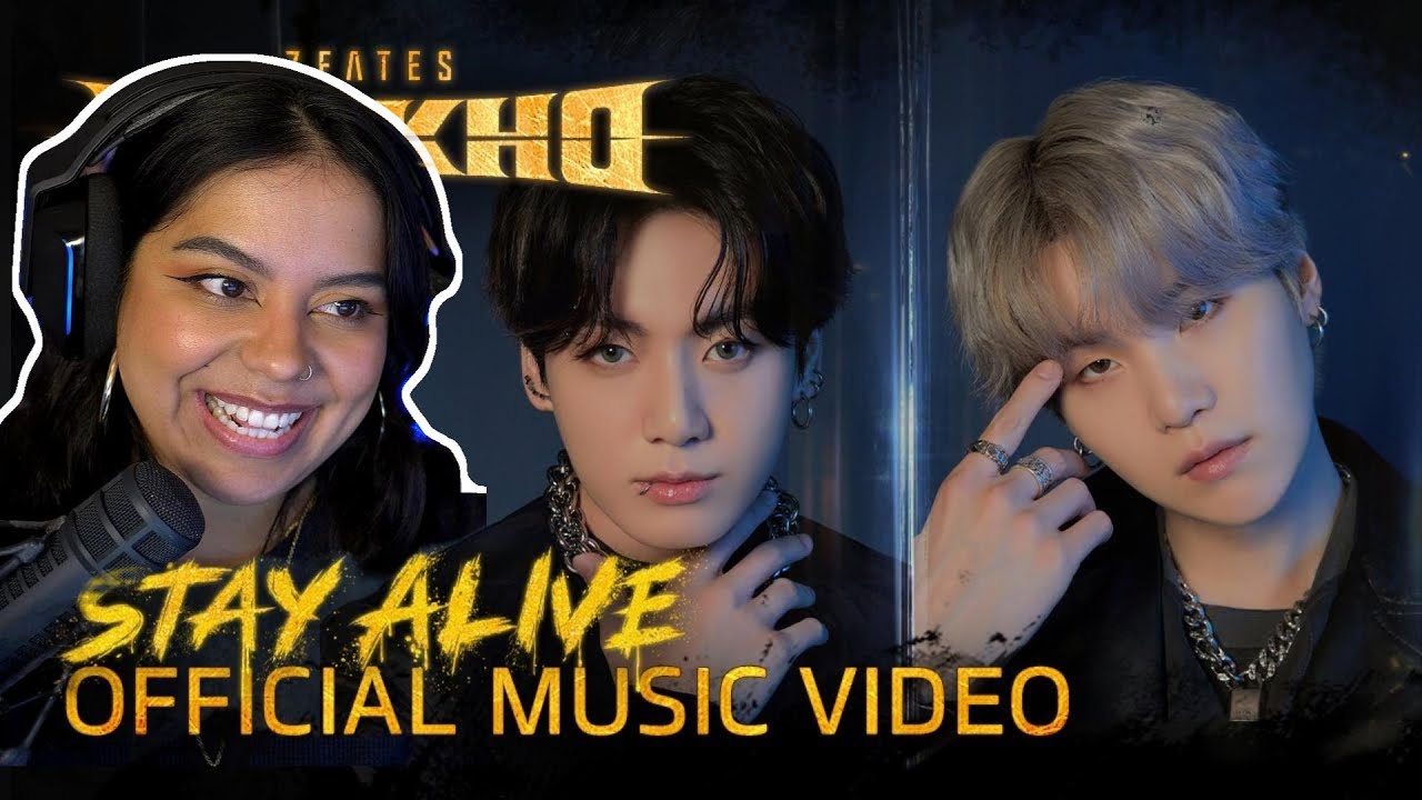 JUNGKOOK 'Stay Alive' (Prod. by SUGA) | Lyric video + MV REACTION
