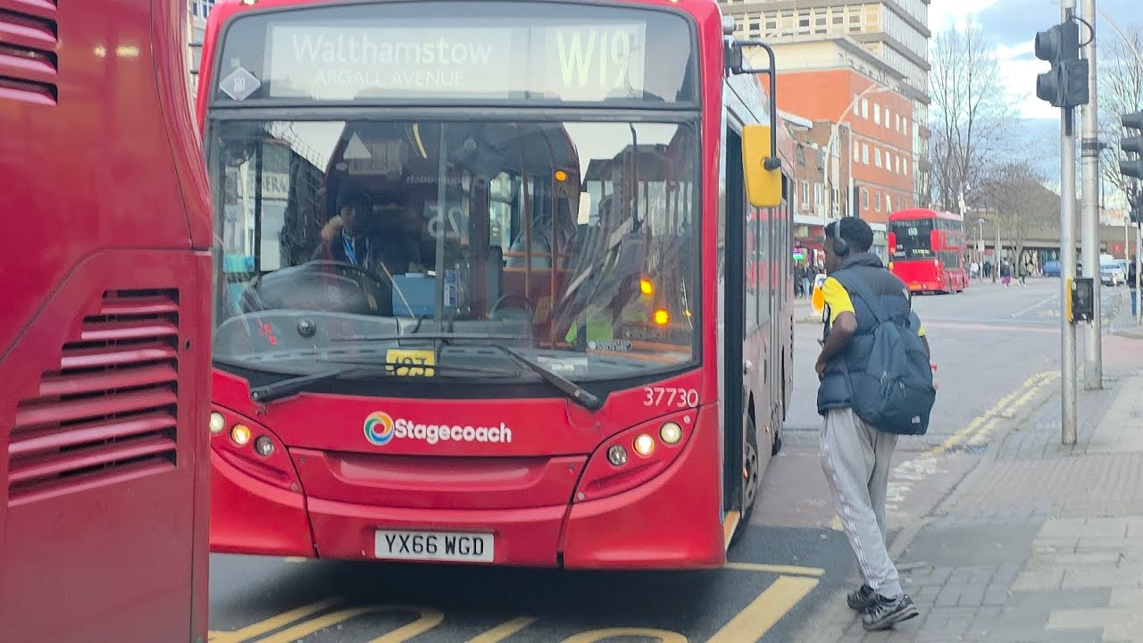 @GTransit Behind The Wheel: Stagecoach London ADL Enviro 200 37730 YX66 WGD Route W19