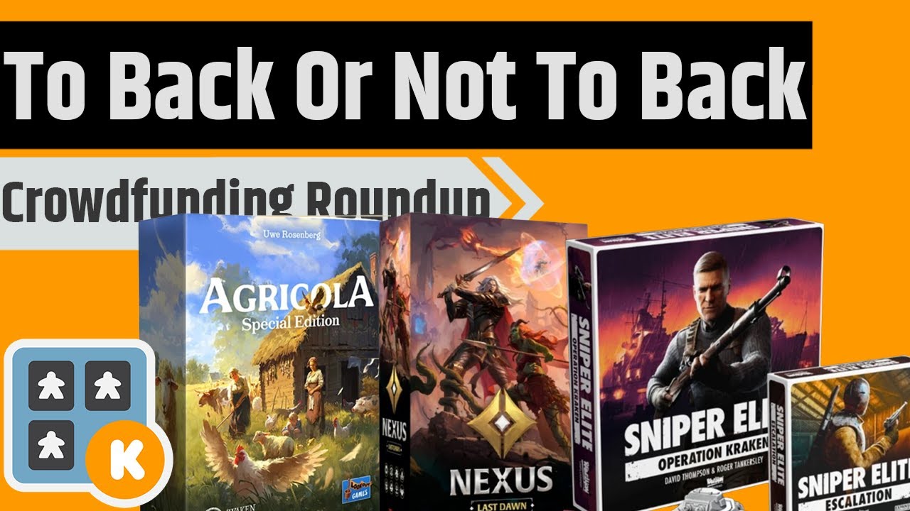 To Back Or Not To Back - Agricola Special Edition, Dawn of Madness, Sunnygeeks & More!!!
