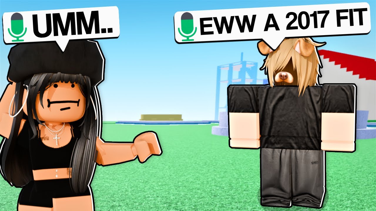 Троллинг в роли Ро-Гангстера в Roblox VC