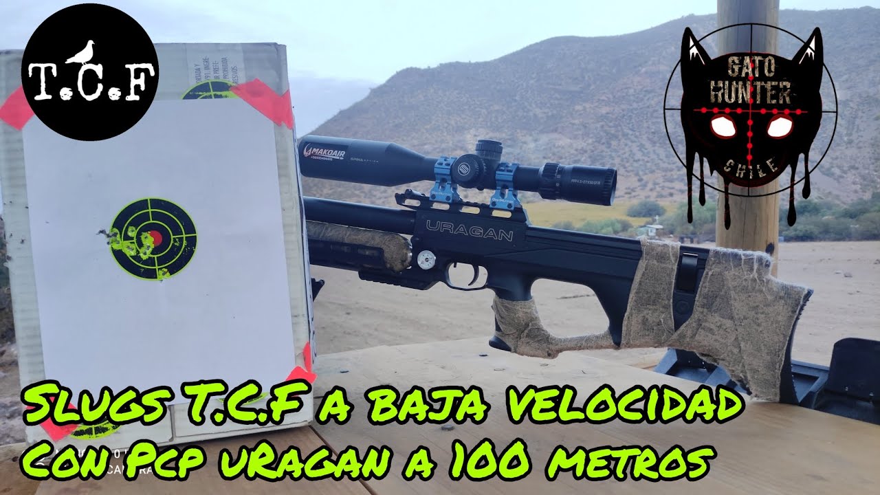 Uragan con slugs T.C.F a 100 metros