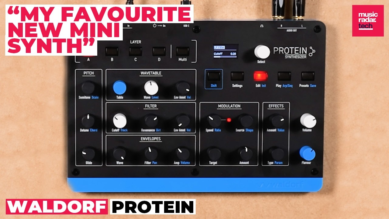Waldorf Protein: 4 Layers, '90s wavetables & MPE in a tiny box &ndash; Hands-on review
