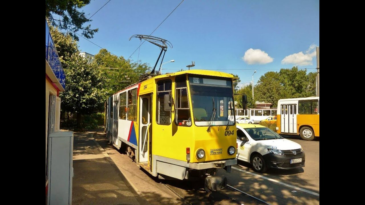 Cab view Linia 101 Spitalul Județean - Gara de Sud. ( Ploiești.)