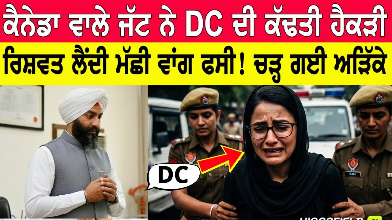 ਕੈਨੇਡਾ ਤੋਂ ਆਏ ਕਾਰੋਬਾਰੀ ਤੋਂ ਮੰਗਦੀ ਸੀ ਰਿਸ਼ਵਤ ਜਿਲੇ ਦੀ DC ਨੂੰ ਰੰਗੇਹਥੀ ਫੜ੍ਹਿਆ CBI ਨੇ #canadanews
