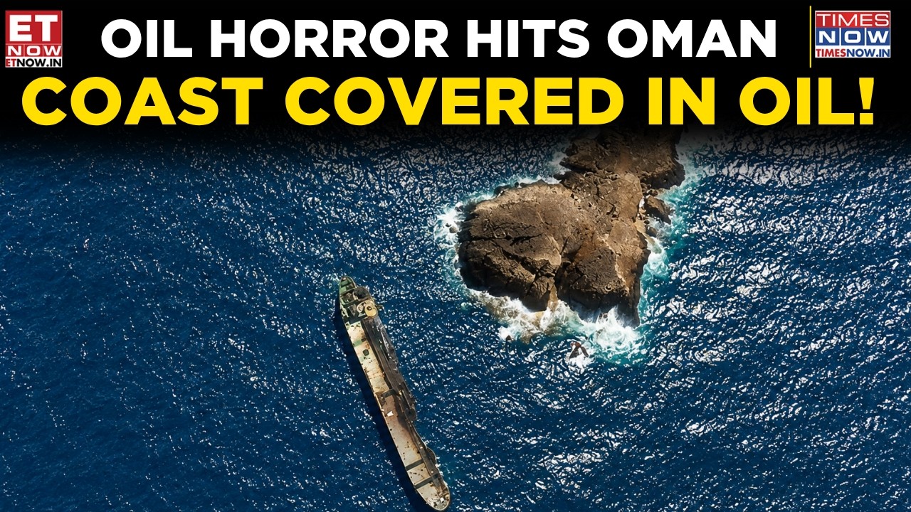 Oman Coast Hit By Oil Slick! Spill Reaches Shore Days After Attack On Sanctioned Ship | World News