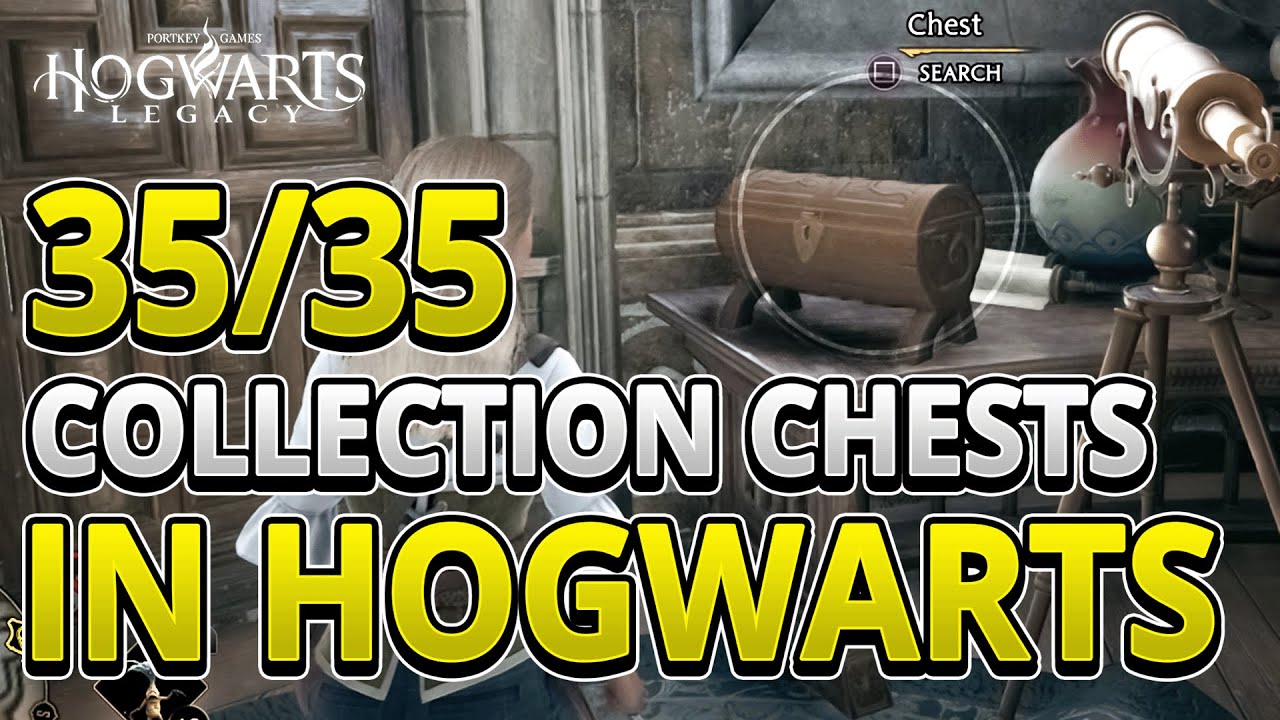All 35 Collection Chests in Hogwarts (EASY GUIDE +TIMESTAMPS) | Hogwarts Legacy